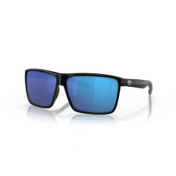 Costa Rincon Sunglasses (Shiny Black/Blue Mirror - Polarized) Mens 19 Costa Rincon Sunglasses (Shiny Black/Blue Mirror - Polarized) Mens