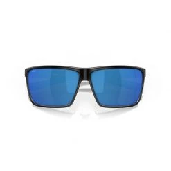 Costa Rincon Sunglasses (Matte Black/Blue Mirror - Polarized/Polycarbonate) Mens