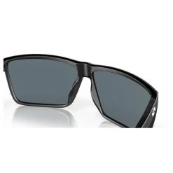 Costa Rincon Sunglasses (Matte Black/Blue Mirror - Polarized/Polycarbonate) Mens