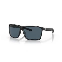Costa Rincon Sunglasses (Matte Black/Gray - Polarized/Polycarbonate) Mens