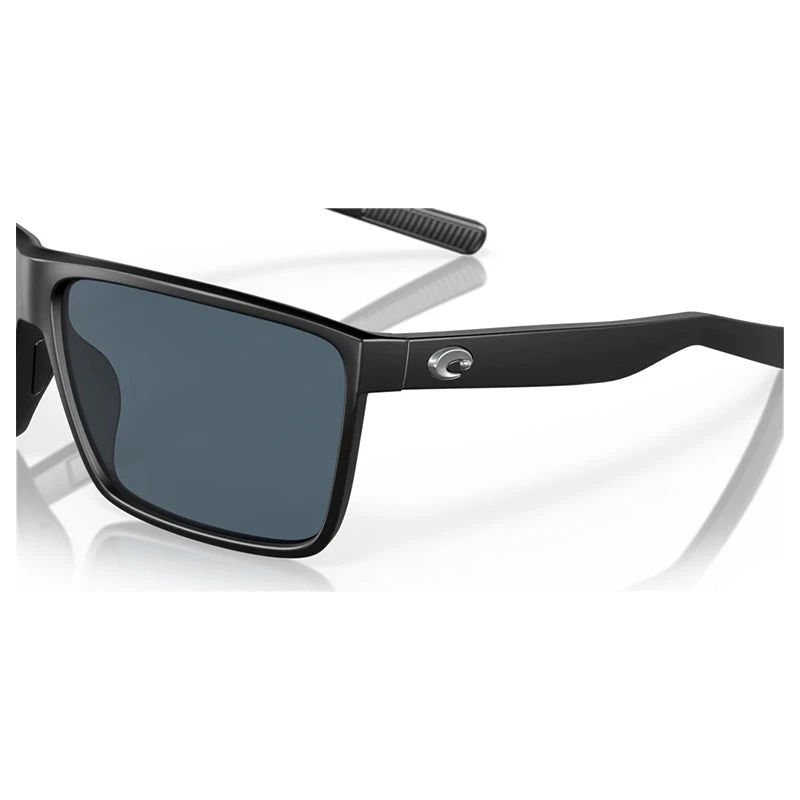 Costa Rincon Sunglasses (Matte Black/Gray - Polarized/Polycarbonate) Mens 5 Costa Rincon Sunglasses (Matte Black/Gray - Polarized/Polycarbonate) Mens