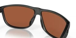 Costa Rincondo Sunglasses (Matte Smoke Crystal/Green Mirror - Polarized) Mens