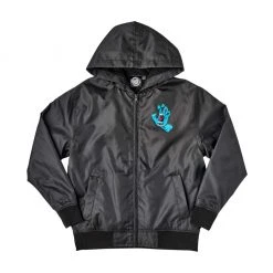 Santa Cruz (6-16) Youth Screaming Hand Hooded Windbreaker Jacket