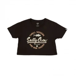 Salty Crew Scripted S/S Crop Top