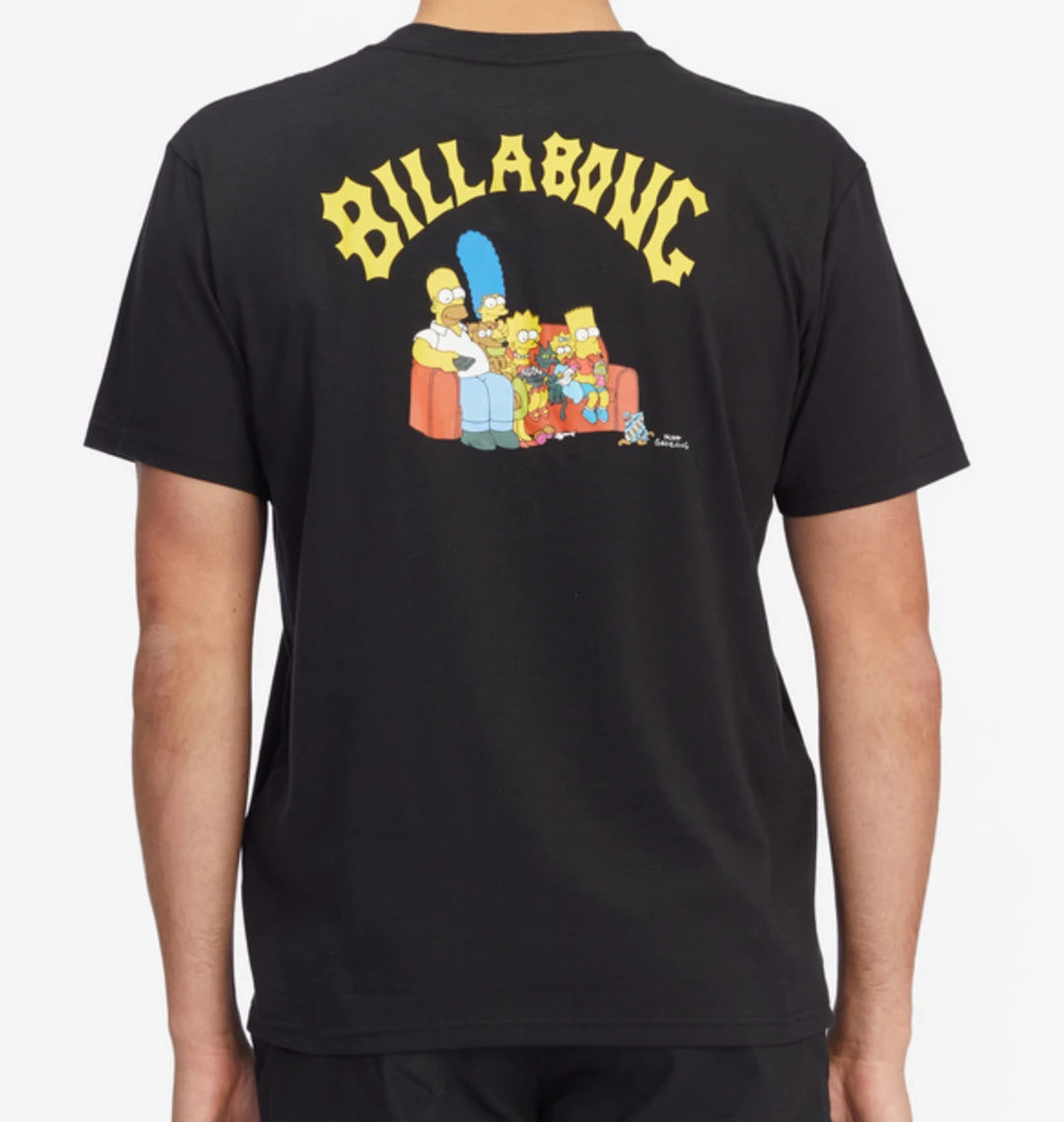 The Simpsons X Billabong Family Couch Organic Short Sleeve T-Shirt Mens 3 The Simpsons X Billabong Family Couch Organic Short Sleeve T-Shirt Mens