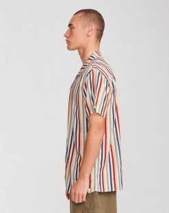 Critical Slide Mainstream S/S Linen Shirt Mens