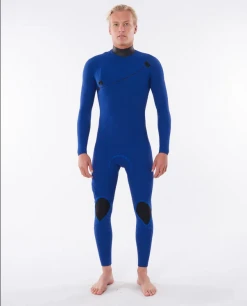 Rip Curl Mens E-Bomb 4/3mm Chest Zip Fullsuit