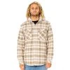 Rip Curl Mens Sherpa Lined Flannel L/S Hooded T-Shirt