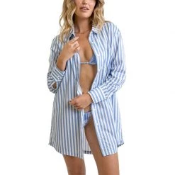 Rhythm Womens Sicily Oversized Shirt