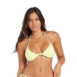 Volcom Womens Simply Seamless Triangle Bikini Top
