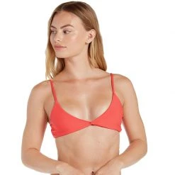 Volcom Simply Seamless V Neck Bikini Top