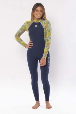 Sisstrevolution Kids Youth Summer Seas 3/2mm Back Zip Fullsuit