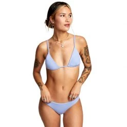 RVCA Solid Cheeky Bikini Bottoms