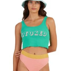 Billabong Stoked All Day Cropped Tank Womens