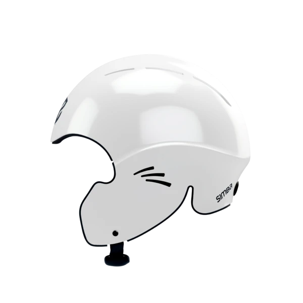 Sentinel Simba Helmet Pearl White – No Side Logo Surf 8 Sentinel Simba Helmet Pearl White – No Side Logo Surf
