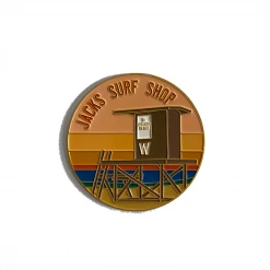 Jack's Surfboards The Wedge Enamel Magnet Home