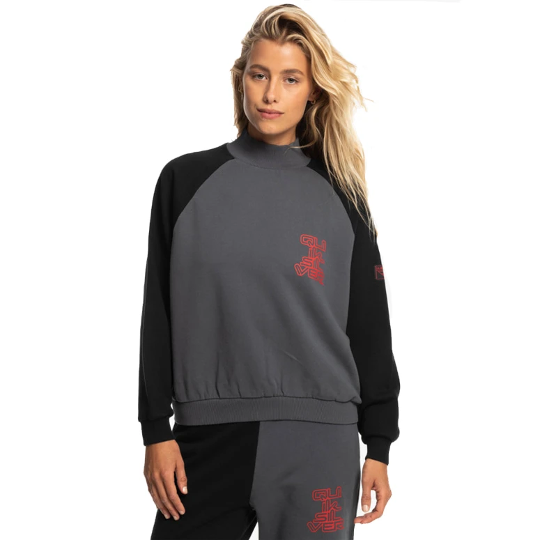 Stranger Things X Quiksilver Upside Down Oversized Crewneck Sweatshirt 3 Stranger Things X Quiksilver Upside Down Oversized Crewneck Sweatshirt