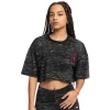 Womens Stranger Things X Quiksilver Upside Down Maxi Cropped S/S Tee