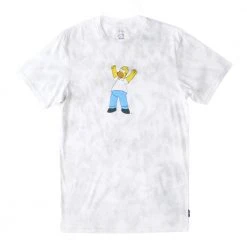 Mens The Simpsons X Billabong Homer Tie Dye S/S Tee