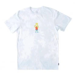 Mens The Simpsons X Billabong Bart Tie-Dye Short Sleeve Tee
