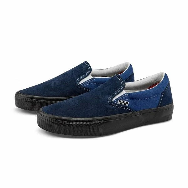 Vans Skate Slip-On Shoe - VCU Navy/Black Mens 5 Vans Skate Slip-On Shoe - VCU Navy/Black Mens