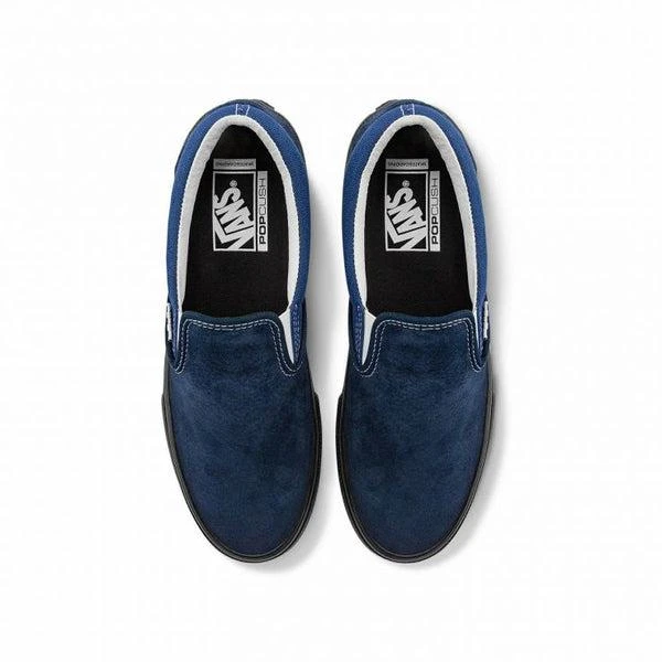 Vans Skate Slip-On Shoe - VCU Navy/Black Mens 6 Vans Skate Slip-On Shoe - VCU Navy/Black Mens