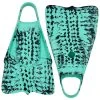Vissla X Dafin 7.0 Swim Fins In Jade/Black Mens