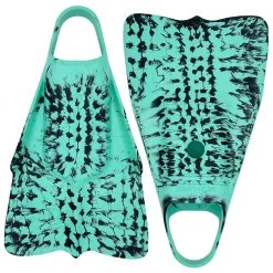 Vissla X Dafin 7.0 Swim Fins In Jade/Black Mens