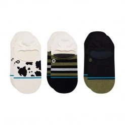 Womens Stance Cow Fuzz 3 Pack Socks