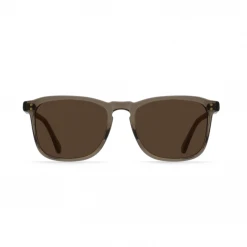 Raen Wiley Polarized Sunglasses - Ghost / Vibrant Brown