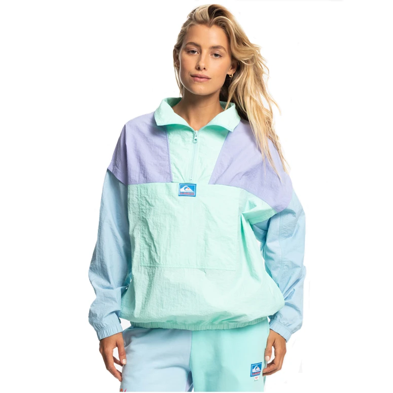 Womens Stranger Things X Quiksilver Lenora Windbreaker Jacket 3 Womens Stranger Things X Quiksilver Lenora Windbreaker Jacket