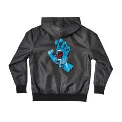 Santa Cruz (6-16) Youth Screaming Hand Hooded Windbreaker Jacket