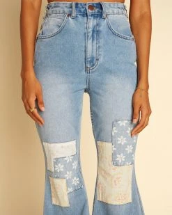 Billabong X Wrangler True Blue Bell Bottom Jeans