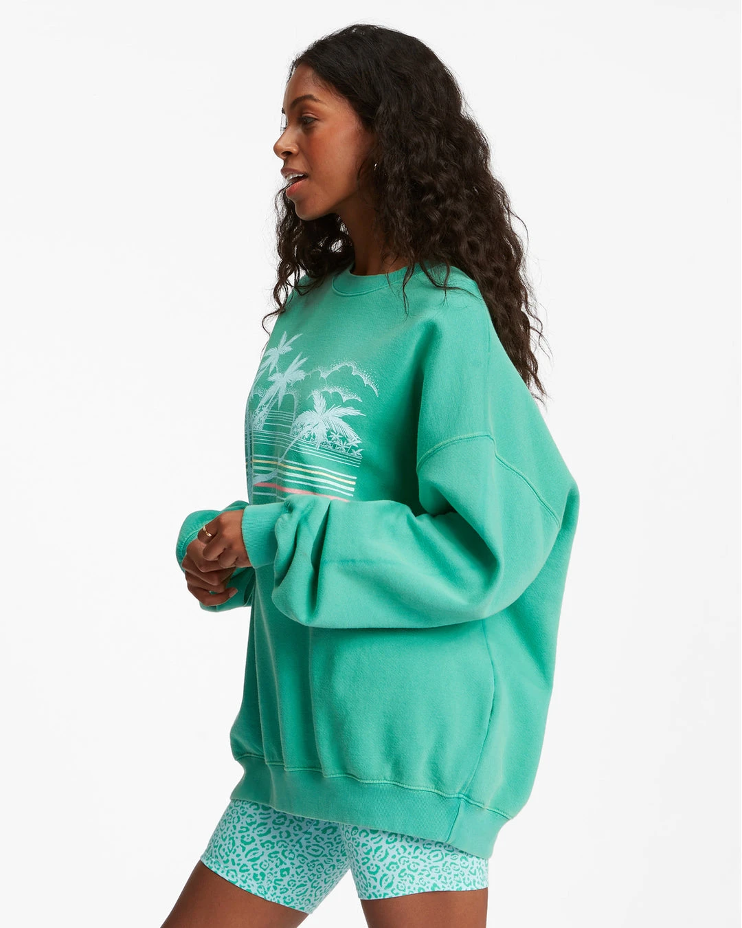 Billabong Ride In Oversized Crewneck Sweatshirt Womens 4 Billabong Ride In Oversized Crewneck Sweatshirt Womens