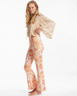 Billabong Sundown High-Waisted Flared Pants Womens