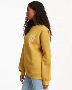 Billabong Free Your Mind Crewneck Sweatshirt Womens
