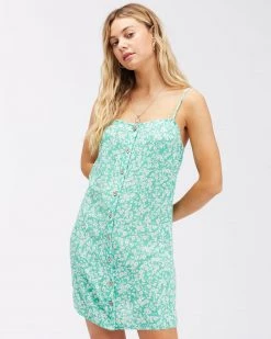 Billabong Womens Morning Light Mini Slip Dress
