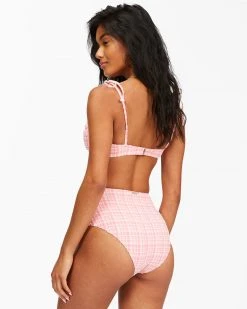 Billabong Pink Tide Hi Retro Bikini Bottoms