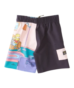Kids Boys (2-7) The Simpsons X Billabong Simpsons Family Couch Pro Boardshorts