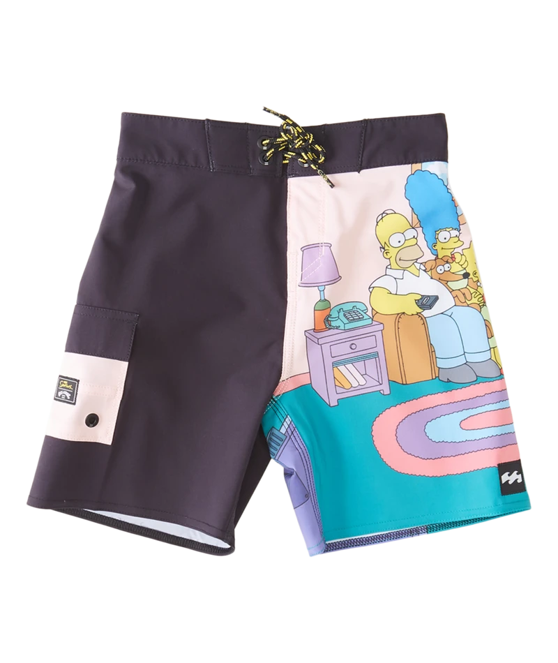 Kids Boys (2-7) The Simpsons X Billabong Simpsons Family Couch Pro Boardshorts 5 Kids Boys (2-7) The Simpsons X Billabong Simpsons Family Couch Pro Boardshorts