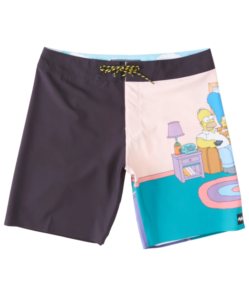 The Simpsons X Billabong Simpsons Family Couch Pro Boardshorts Mens 5 The Simpsons X Billabong Simpsons Family Couch Pro Boardshorts Mens