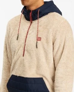 Billabong Mens Copy Of A/Div Badger Half Zip Pullover Hoodie (PS)