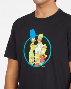 Mens The Simpsons X Billabong Family S/S Tee
