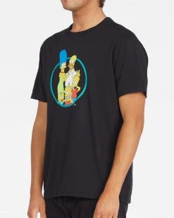 Mens The Simpsons X Billabong Family S/S Tee