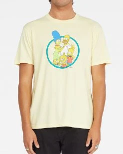 Mens The Simpsons X Billabong Family S/S Tee