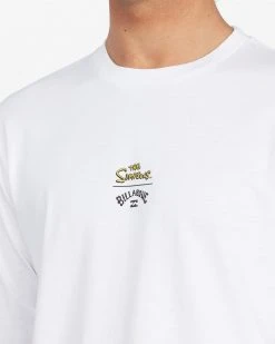 Mens The Simpsons X Billabong Family Long Sleeve Tee