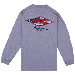 Jack's Surfboards American Diamond Long Sleeve Tee Mens