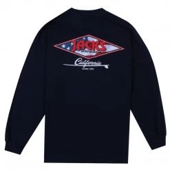 Jack's Surfboards American Diamond Long Sleeve Tee Mens