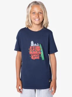 Peanuts X Quiksilver Boys(8-16) Arvo Session S/S Tee Kids