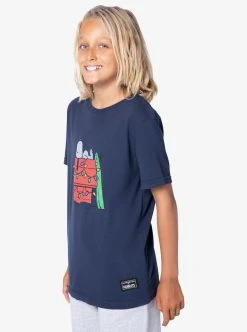 Peanuts X Quiksilver Boys(8-16) Arvo Session S/S Tee Kids